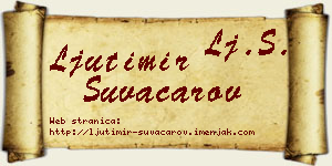 Ljutimir Suvačarov vizit kartica